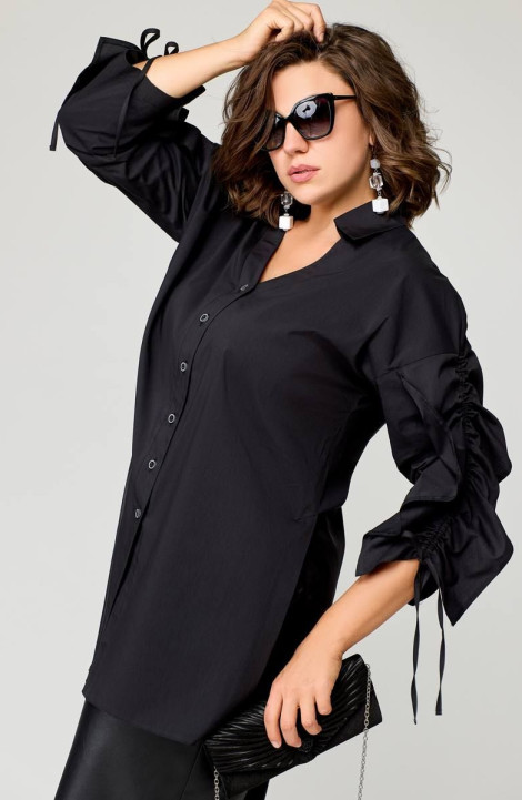 Женская блуза EVA GRANT 7136-1 черный