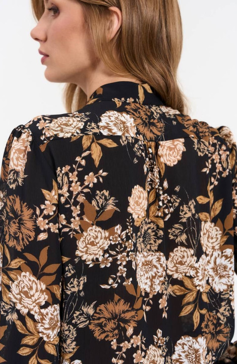 Женская блуза LeNata 10589 рисунок-на-черном