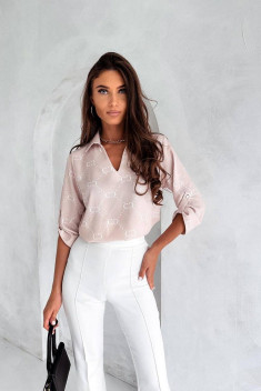 Женская блуза Nika.PL 020173 кремовый