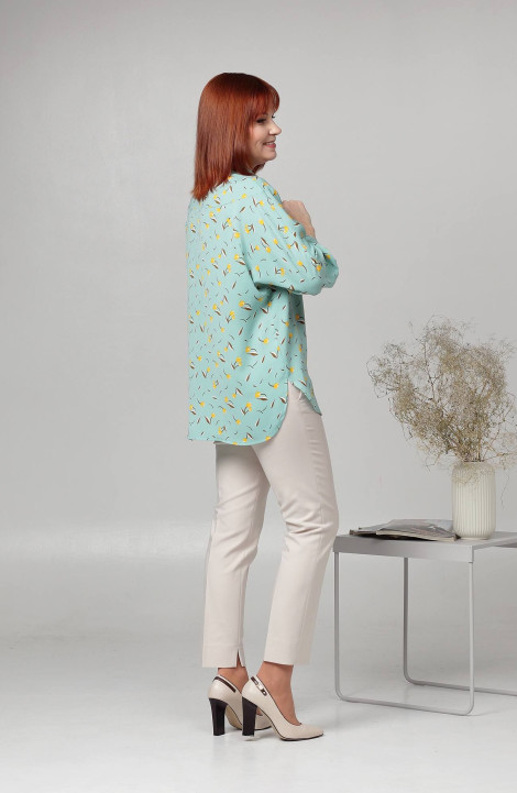 Блуза Соджи 602 бирюзовый
