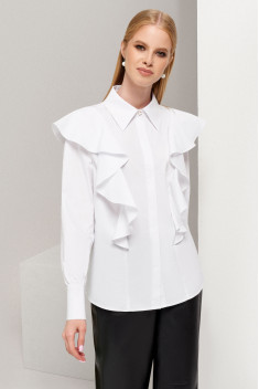 Женская блуза Панда 124840w белый