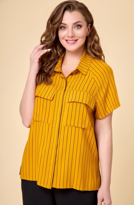Женская блуза DaLi 4464 горчица