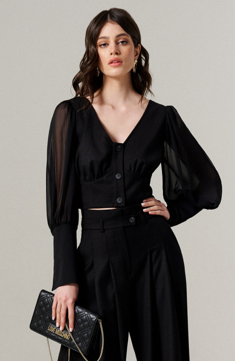 Женская блуза Панда 150440w черный