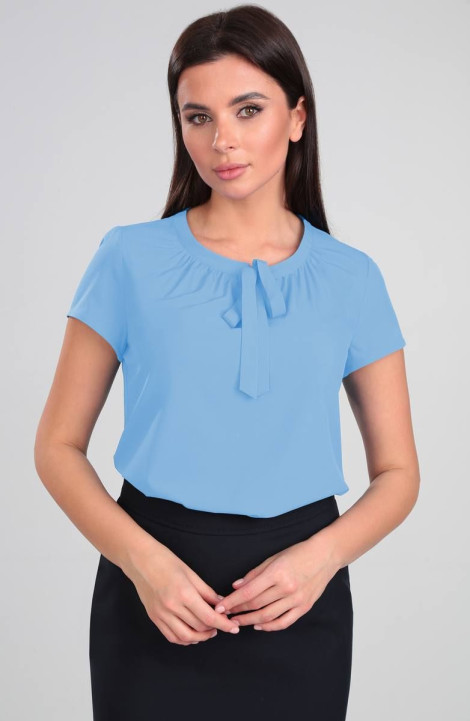 Женская блуза LeNata 11856 голубой