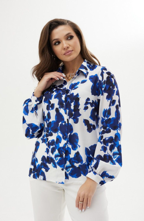 Женская блуза MALI 623-074 голубые_цветы