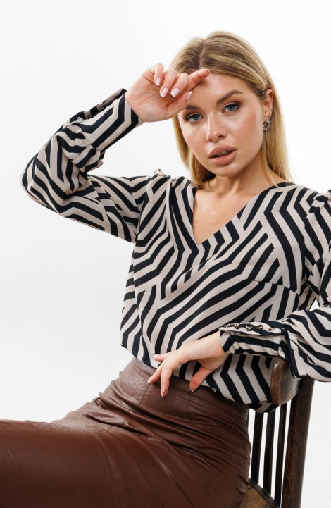 Женская блуза Amberа Style 1038-2 геометрия