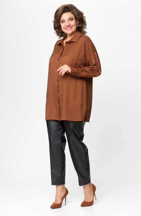 Женская блуза ANASTASIA MAK 1143 коричневый