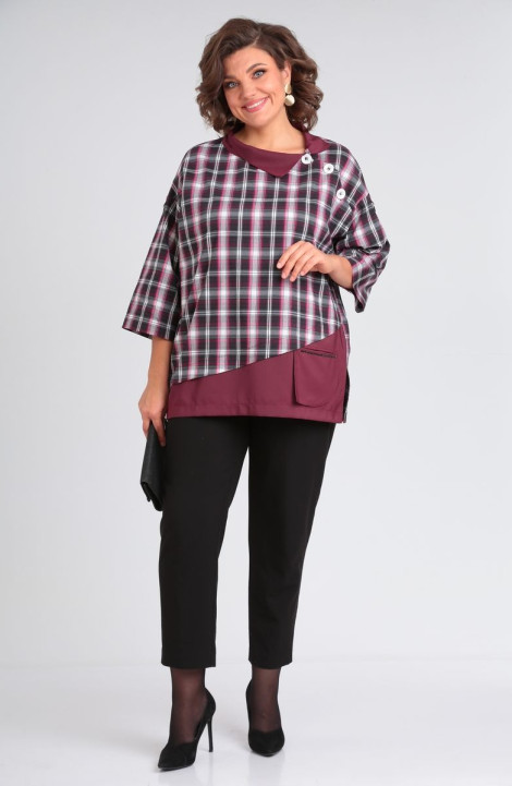 Женская блуза Michel chic 751/1 бордовый