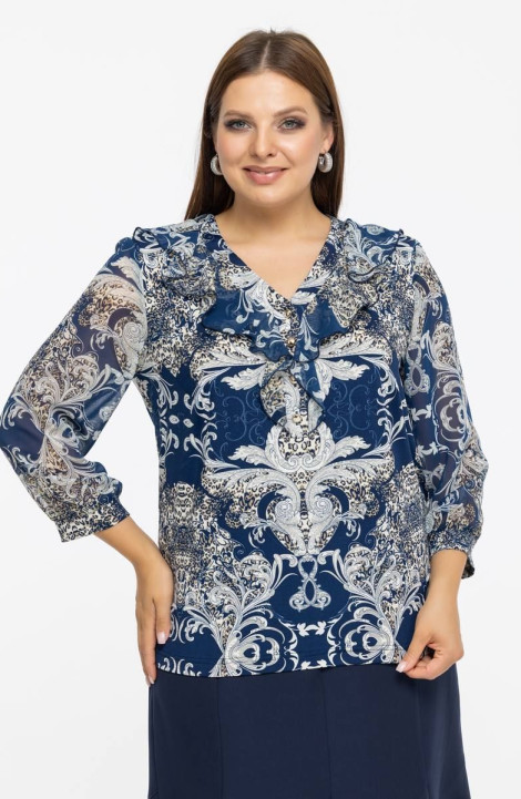 Женская блуза Avila 0943 синий