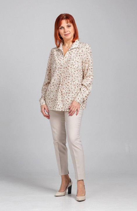 Женская блуза Соджи 563 молочный