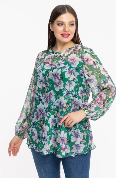 Женская блуза Avila 0654 ярко-зеленый