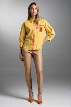 Женская блуза VI ORO VR-1023 желтый