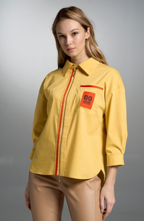 Женская блуза VI ORO VR-1023 желтый