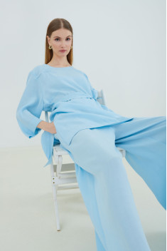 Женская блуза Elema 2К-12573-1-170 голубой