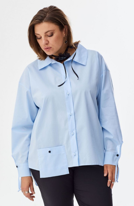 Женская блуза BegiModa 4066 голубой