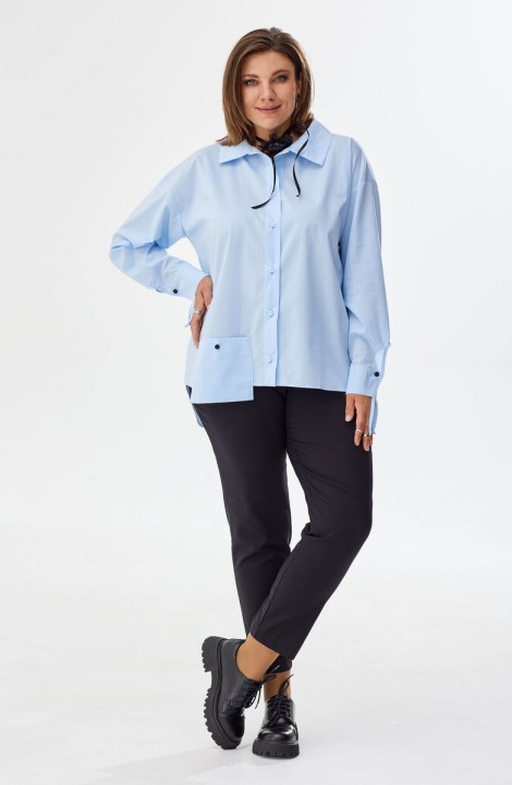 Женская блуза BegiModa 4066 голубой