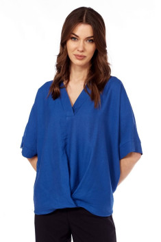 Женская блуза LUCKY FOX 12213 василек