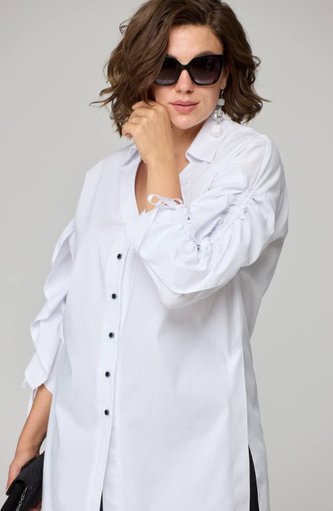 Женская блуза EVA GRANT 7136-1 белый