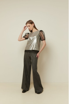 Женская блуза Elema 2К-12939-1-170 серебро