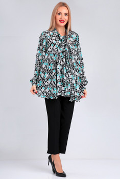 Женская блуза Таир-Гранд 62432 бирюза