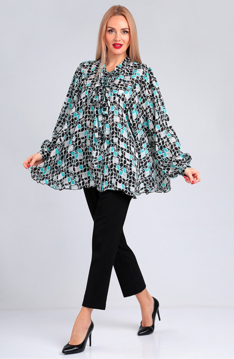 Женская блуза Таир-Гранд 62432 бирюза