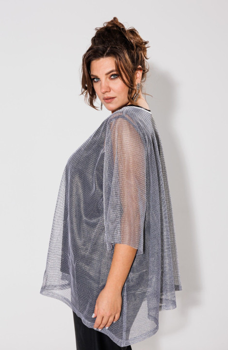 Женская блуза Anelli 1429 серебро