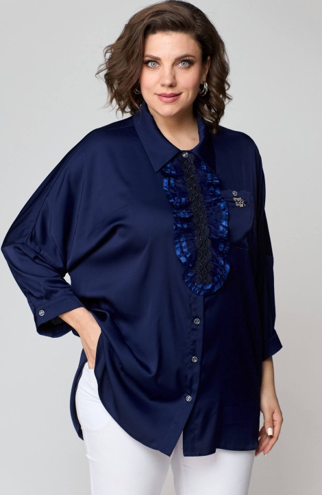 Блуза Solomeya Lux 942а темно-синий