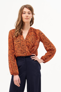 Женская блуза Condra 16204 терракотовый