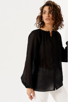 Женская блуза Панда 136140w черный