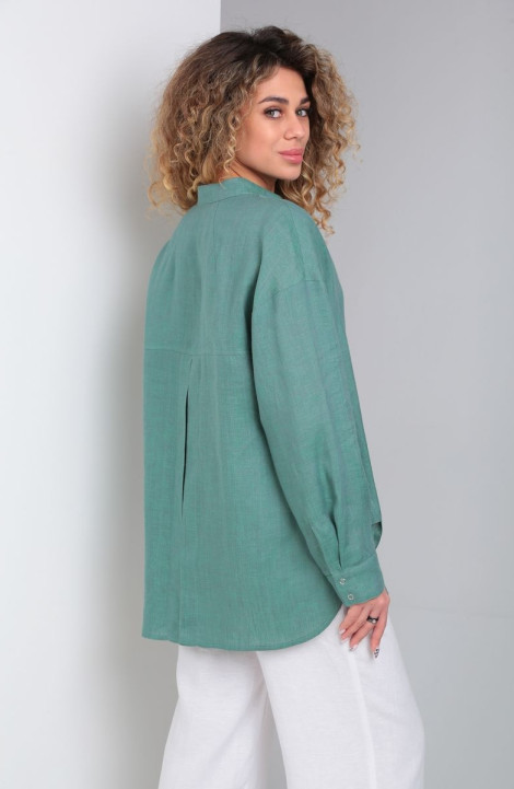 Женская блуза DOGGI 0162 изумруд
