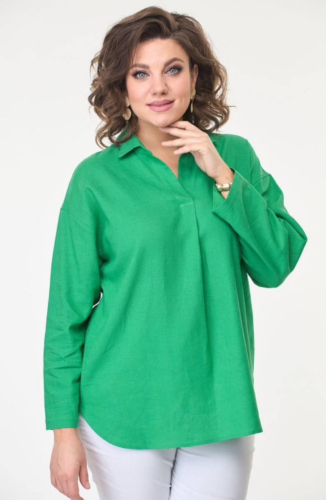 Женская блуза Ollsy 2070 зелень