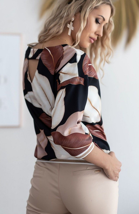 Женская блуза Nika.PL 03012 коричневый