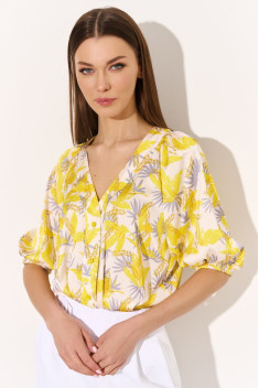 Женская блуза DiLiaFashion 0741 желтый