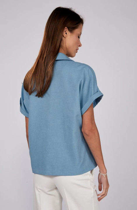 Женская блуза THE NAME 2252 голубой