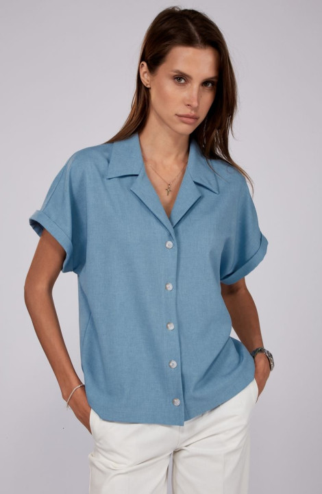 Женская блуза THE NAME 2252 голубой