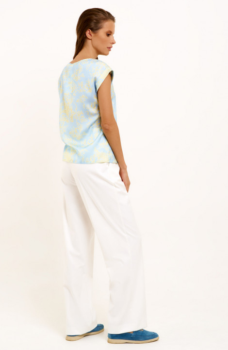 Женская блуза Панда 92540w голубой