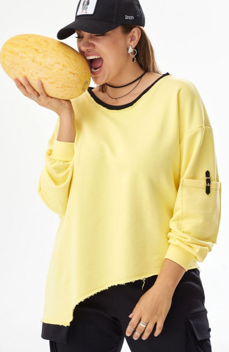 Женская блуза BegiModa 4065 лимон