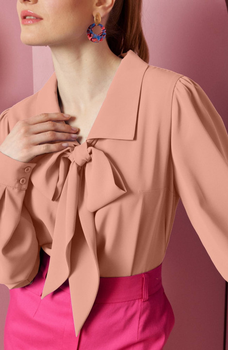 Женская блуза VIZANTI 9164 пудровый
