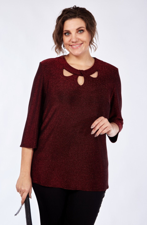 Женская блуза Элль-стиль 2261а темный_бордо