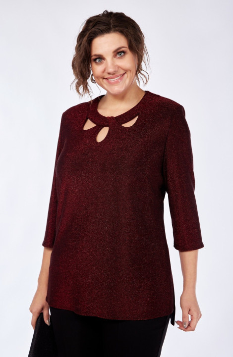 Женская блуза Элль-стиль 2261а темный_бордо