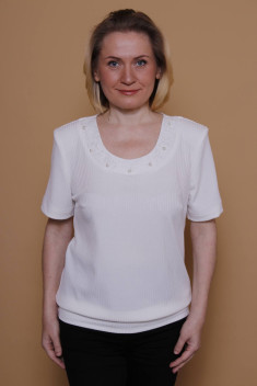 Женская блуза MIRSINA FASHION 1602 молочный
