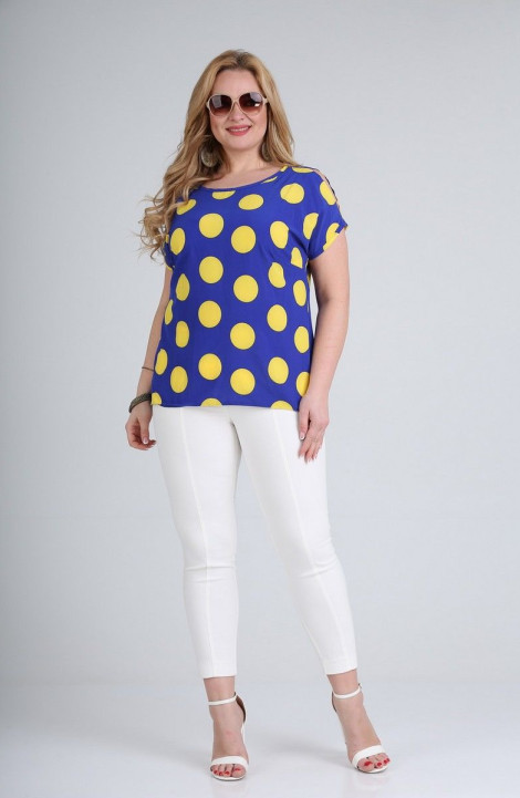 Женская блуза SOVITA 243 желтые_круги