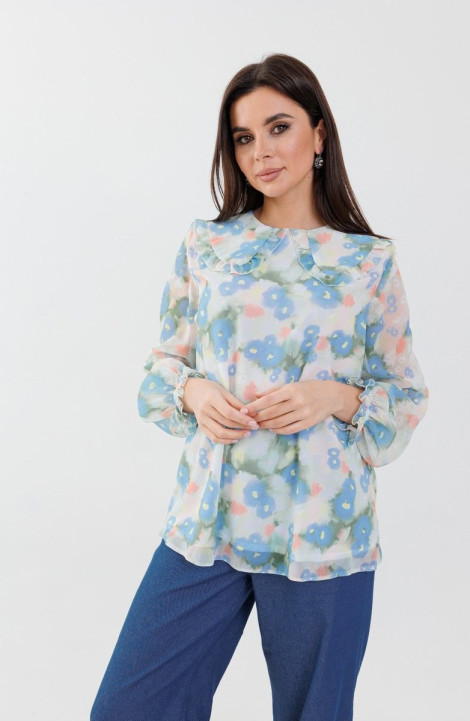 Женская блуза Anelli 1268 мозаика