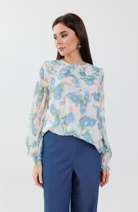 Женская блуза Anelli 1268 мозаика