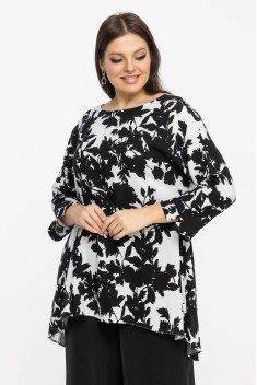 Женская блуза Avila 0915 черно-белый