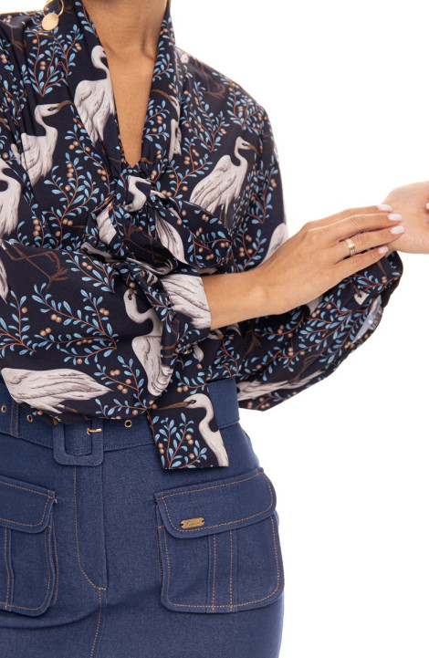 Женская блуза Kaloris 2020 темно-синий
