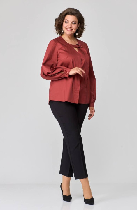 Женская блуза ANASTASIA MAK 1122 красный_терракот