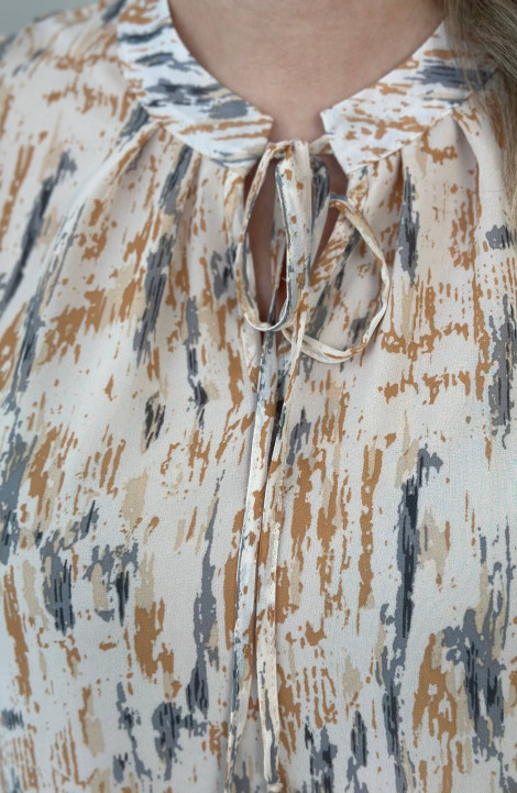 Блуза LindaLux 812/1 бежевые_штрихи