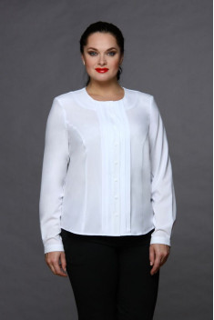 женские блузы MIRSINA FASHION 1019 белый