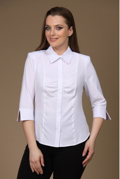 женские блузы MIRSINA FASHION 1255 белый
